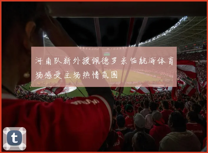 河南队新外援佩德罗亲临航海体育场感受主场热情氛围